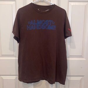 Vintage American Eagle, almost handsome T-shirt, brown